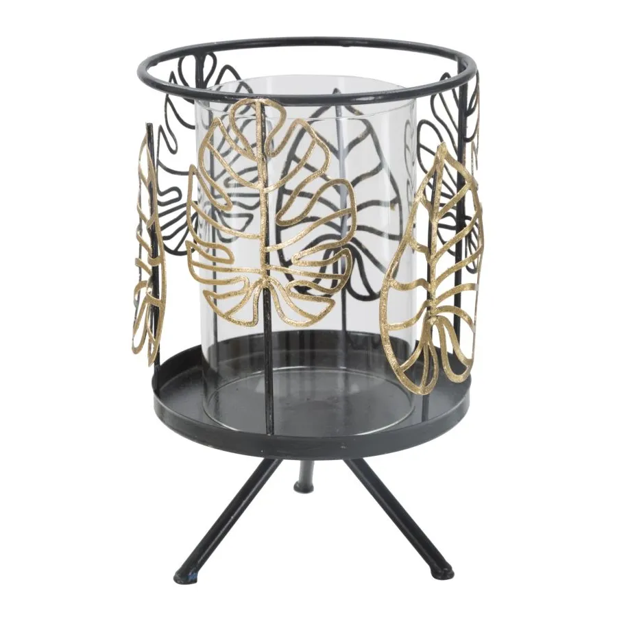 P/CAND Liście Złote Ø 15x23,3 cm MIN 2